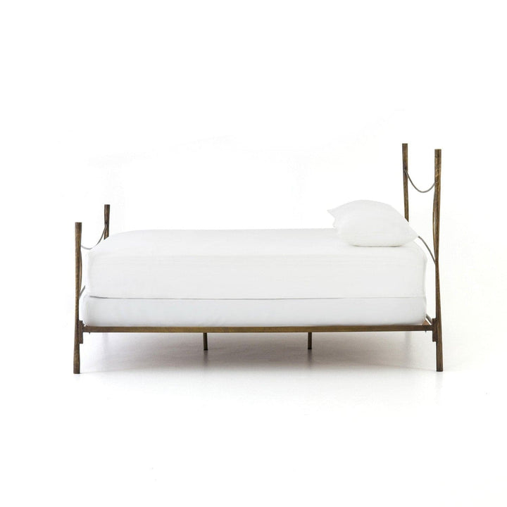 Alderwood Bed - Antique Brass - King