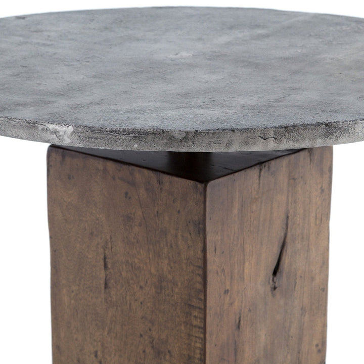 Faraday Bistro Table - Light Gunmetal