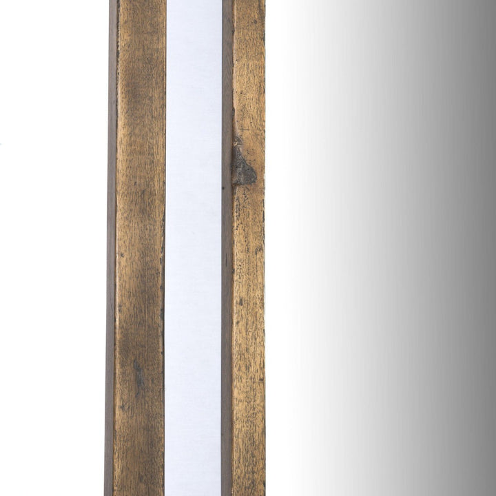 Harlow Floor Mirror - Weathered Acacia