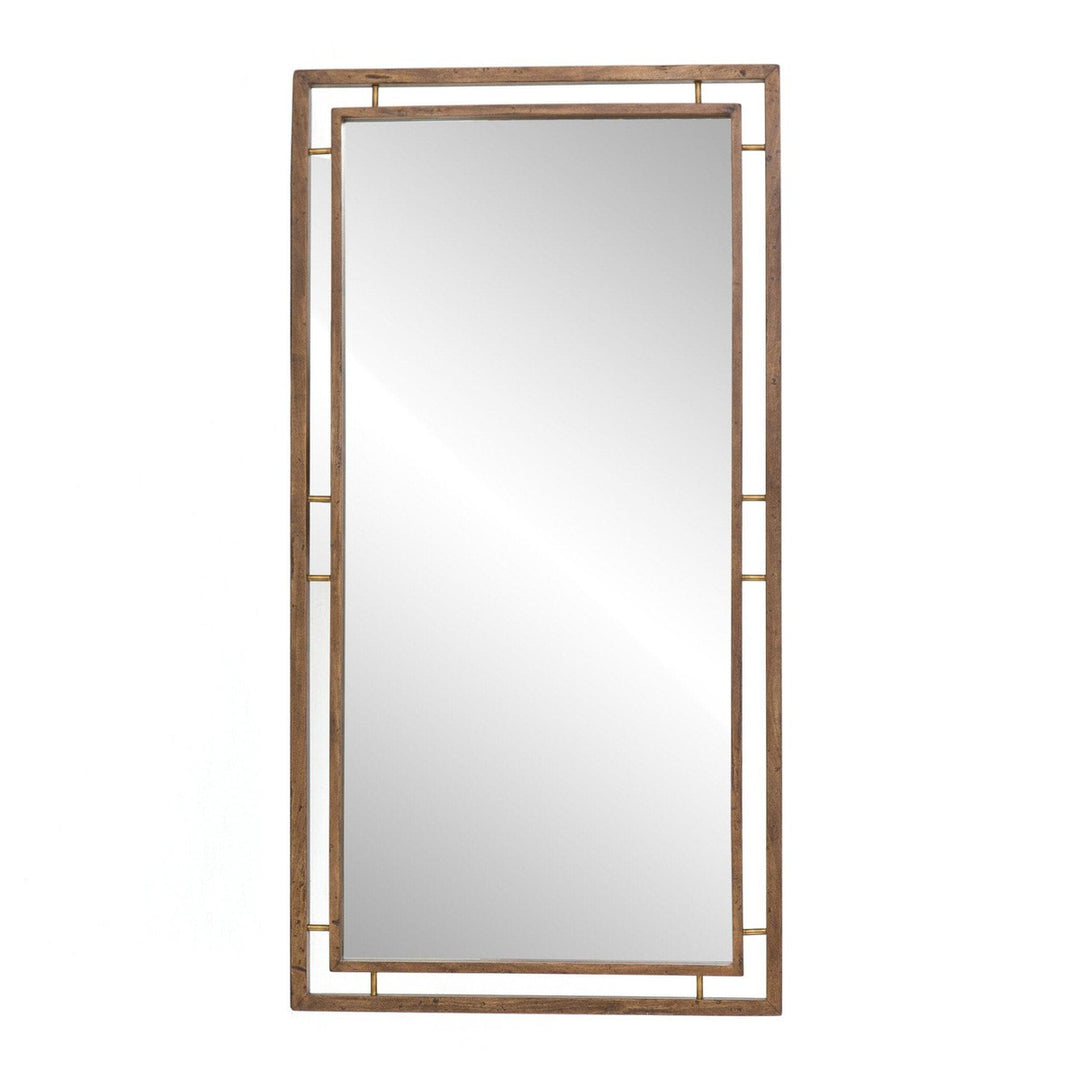 Harlow Floor Mirror - Weathered Acacia