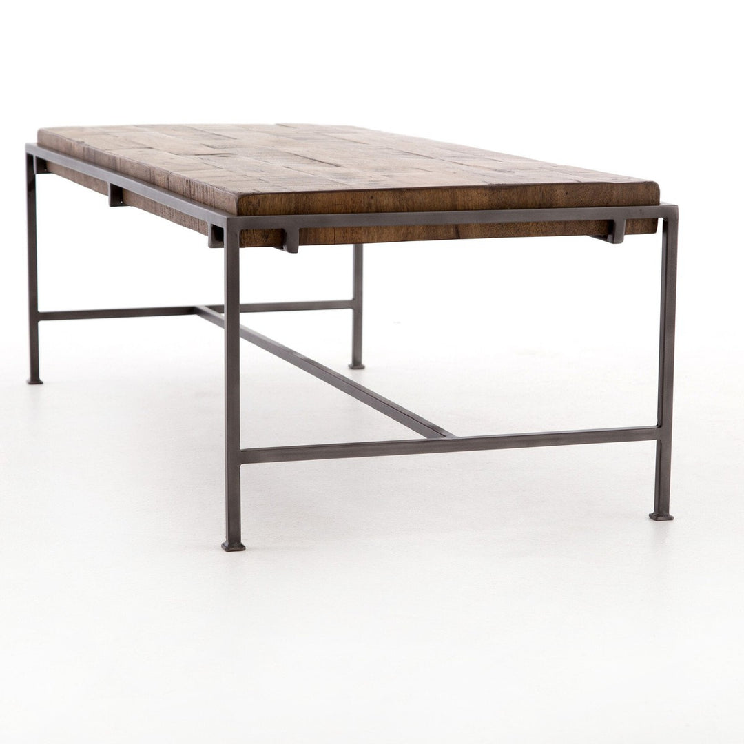 Arlo Coffee Table - Weathered Hickory