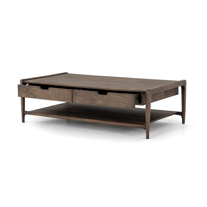 Mallory Coffee Table - Aged Brown