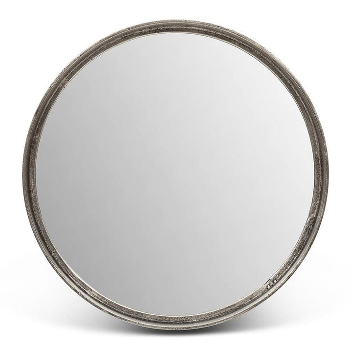 Samar Round Mirror-Urbia-URBIA-IJ-SAMAR-23-VS-MirrorsVintage Silver-23"-3-France and Son
