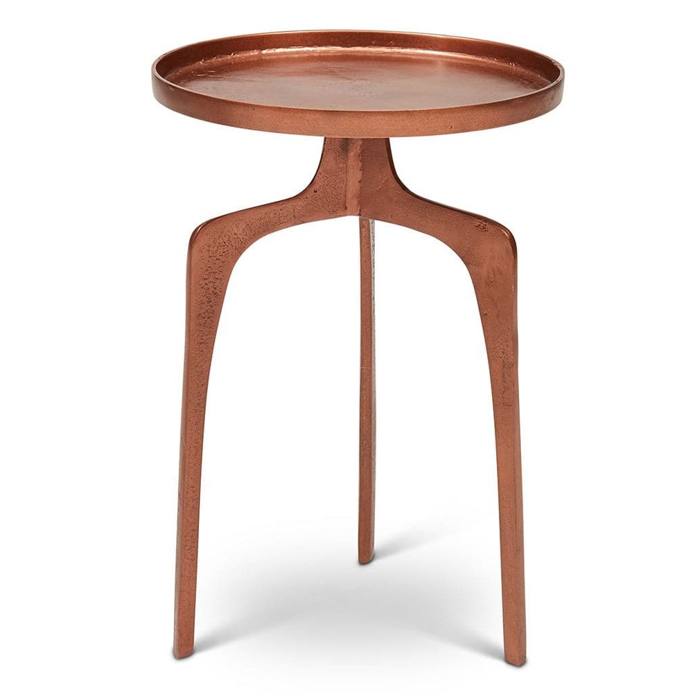 Vinya End Table-Urbia-URBIA-IJ-VINYA-ET-VC-Side TablesVintage Copper-3-France and Son