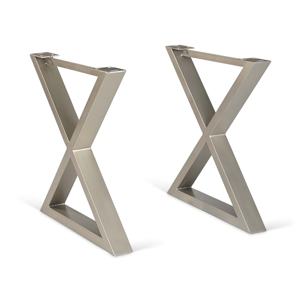 X Shaped Dining Table Base (Set of 2)