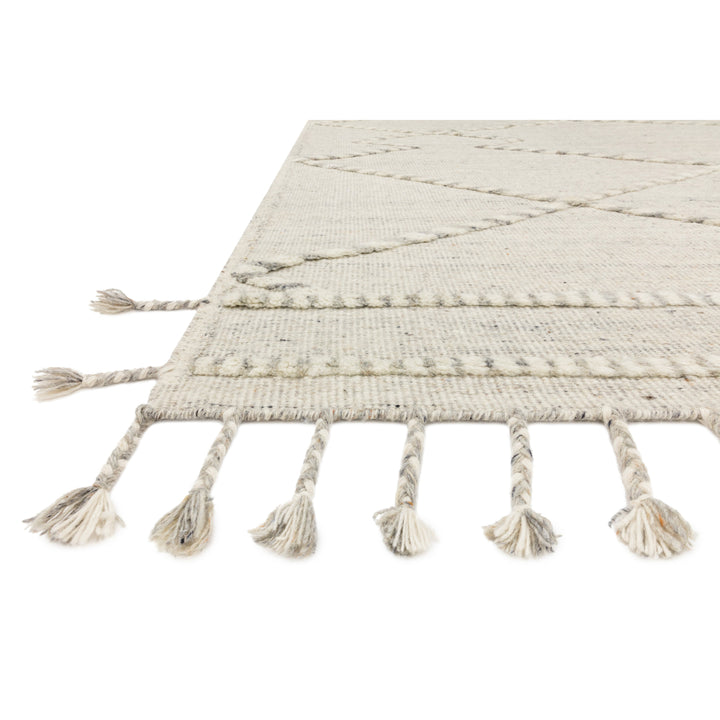 Loloi Iman Ivory / Lt. Grey 7'-9" x 9'-9" Area Rug