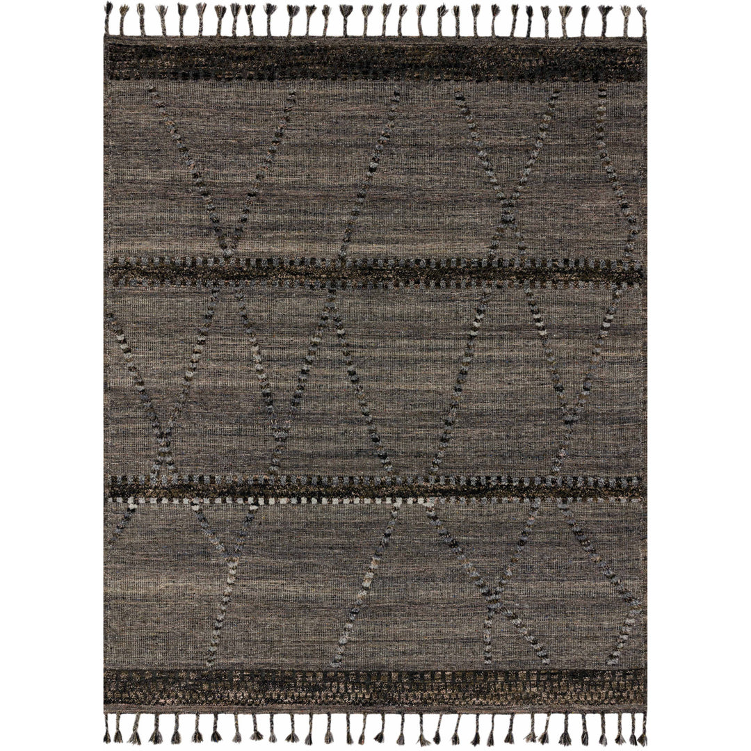 Loloi Iman Grey / Multi 4'-0" x 6'-0" Accent Rug