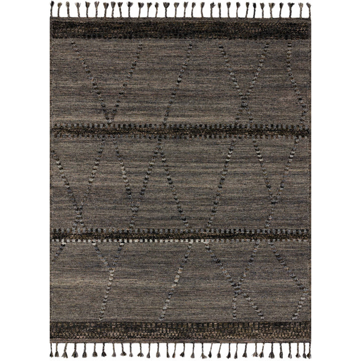 Loloi Iman Grey / Multi 4'-0" x 6'-0" Accent Rug