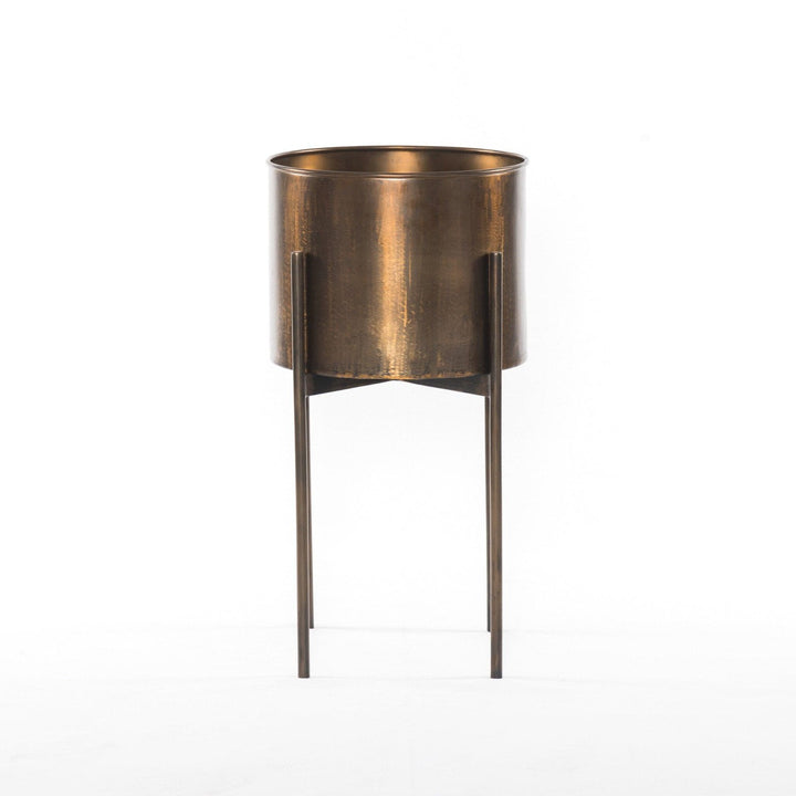 Tavish Planter - Weathered Brass