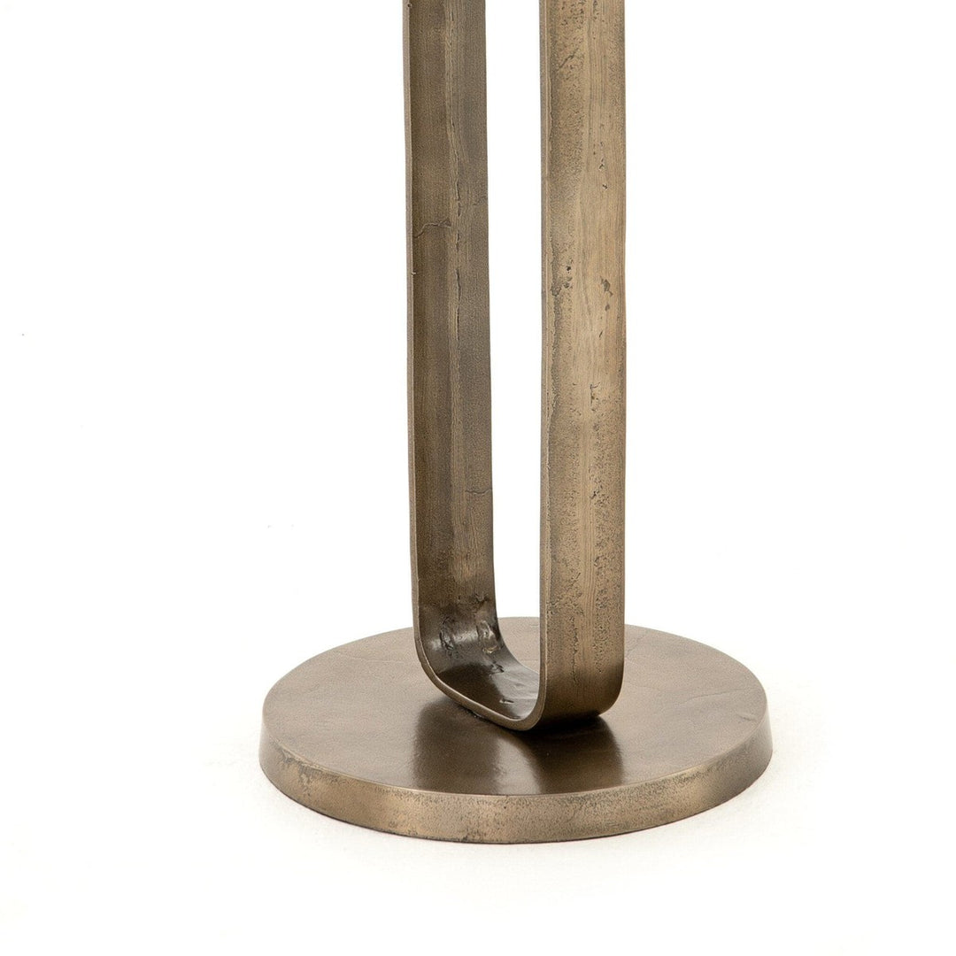 Shelton End Table - Aged Bronze