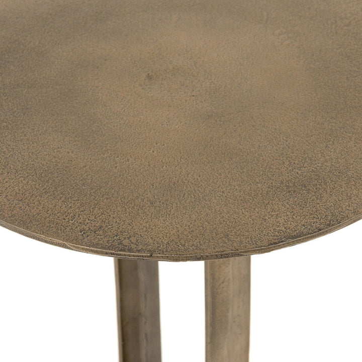 Shelton End Table - Aged Bronze