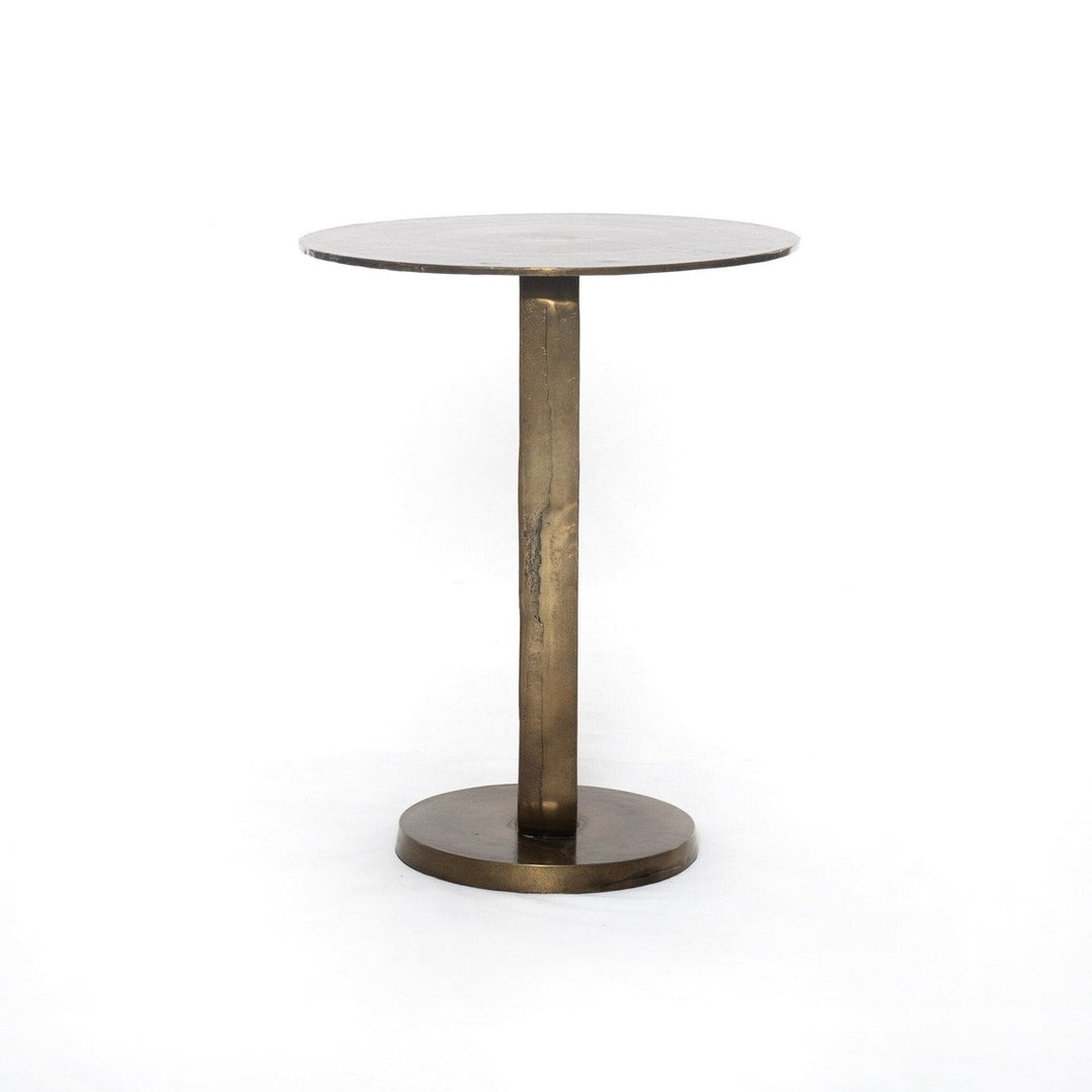 Shelton End Table - Aged Bronze