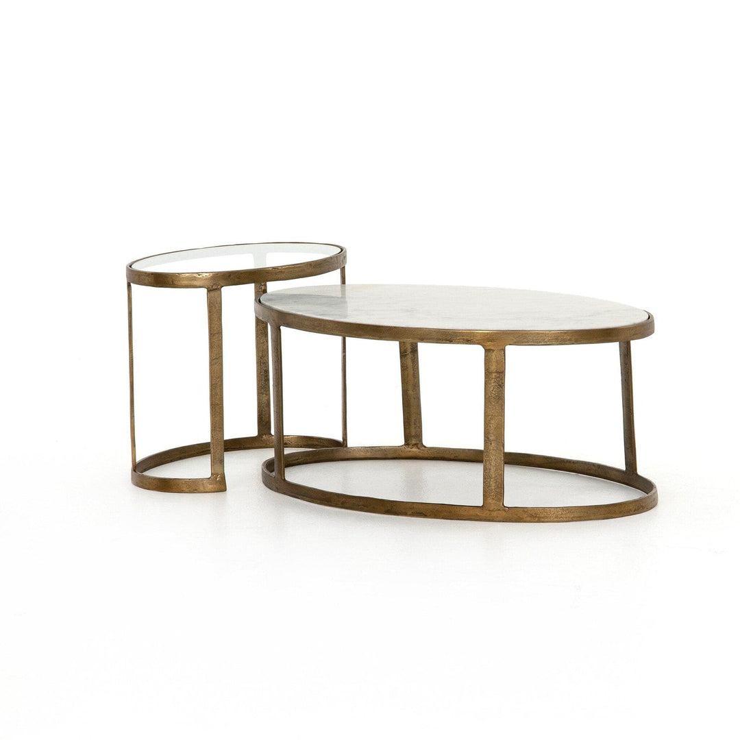 Calder Nesting Coffee Table - Tempered Glass