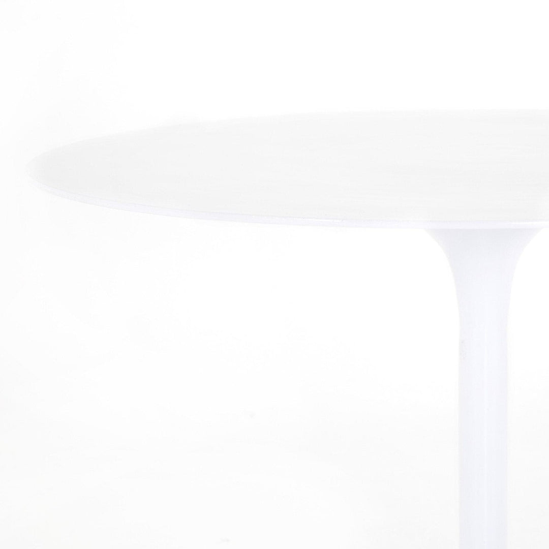 Morrow Bistro Table - White Aluminum