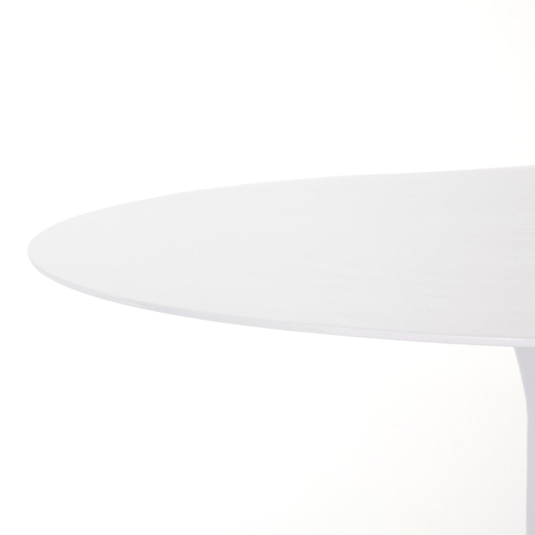 Morrow Bistro Table - White Aluminum