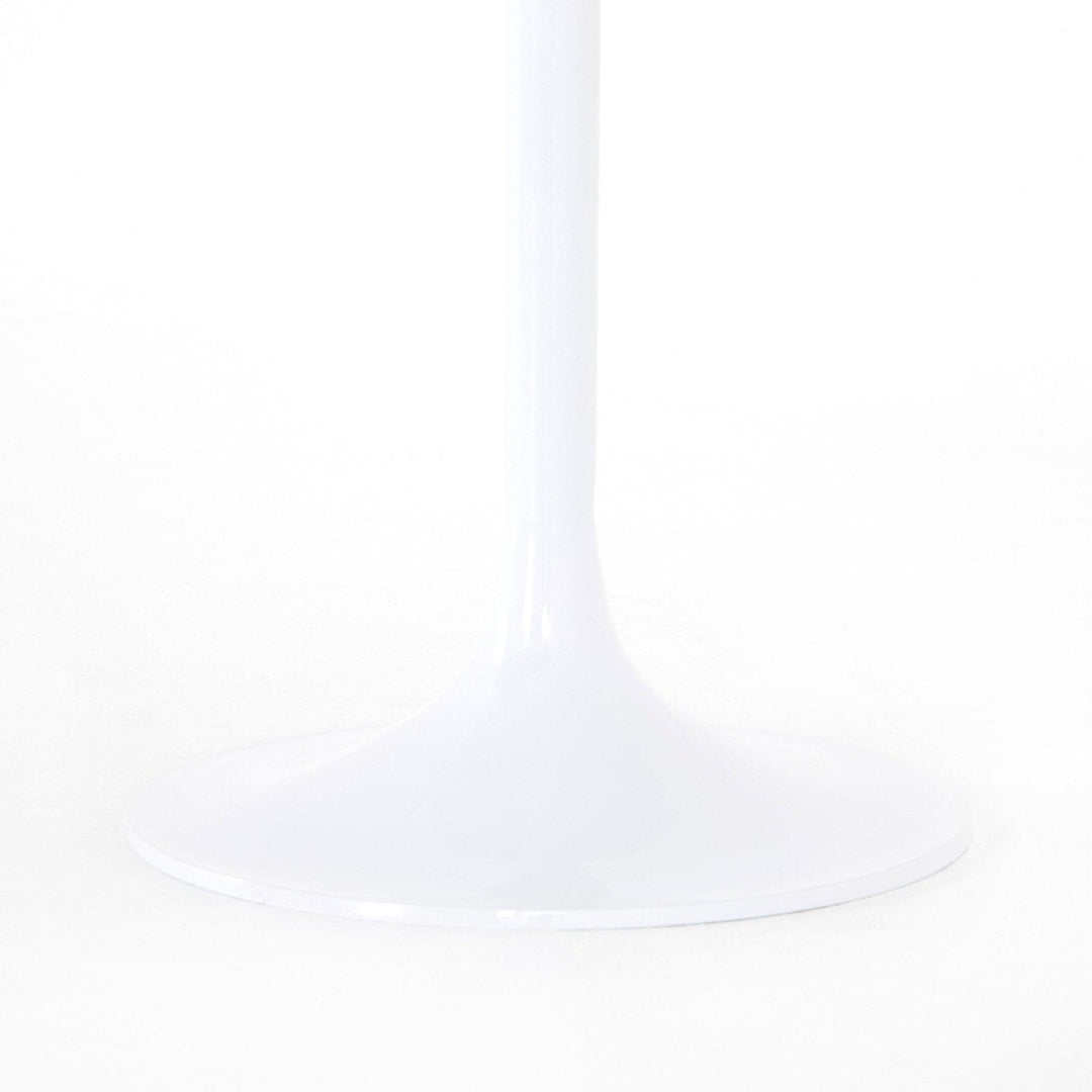 Morrow Bistro Table - White Aluminum