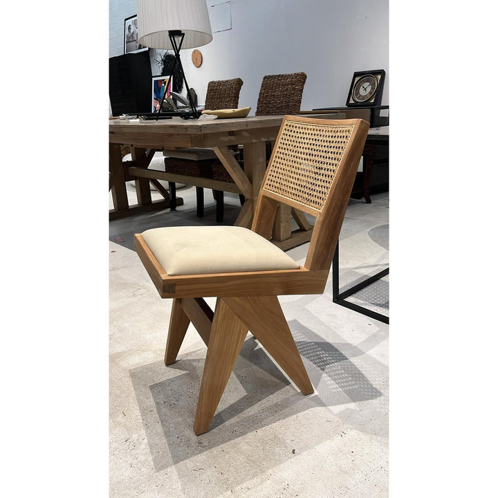 Jeanneret Dining Side Chair with Seat Pad - Open Box