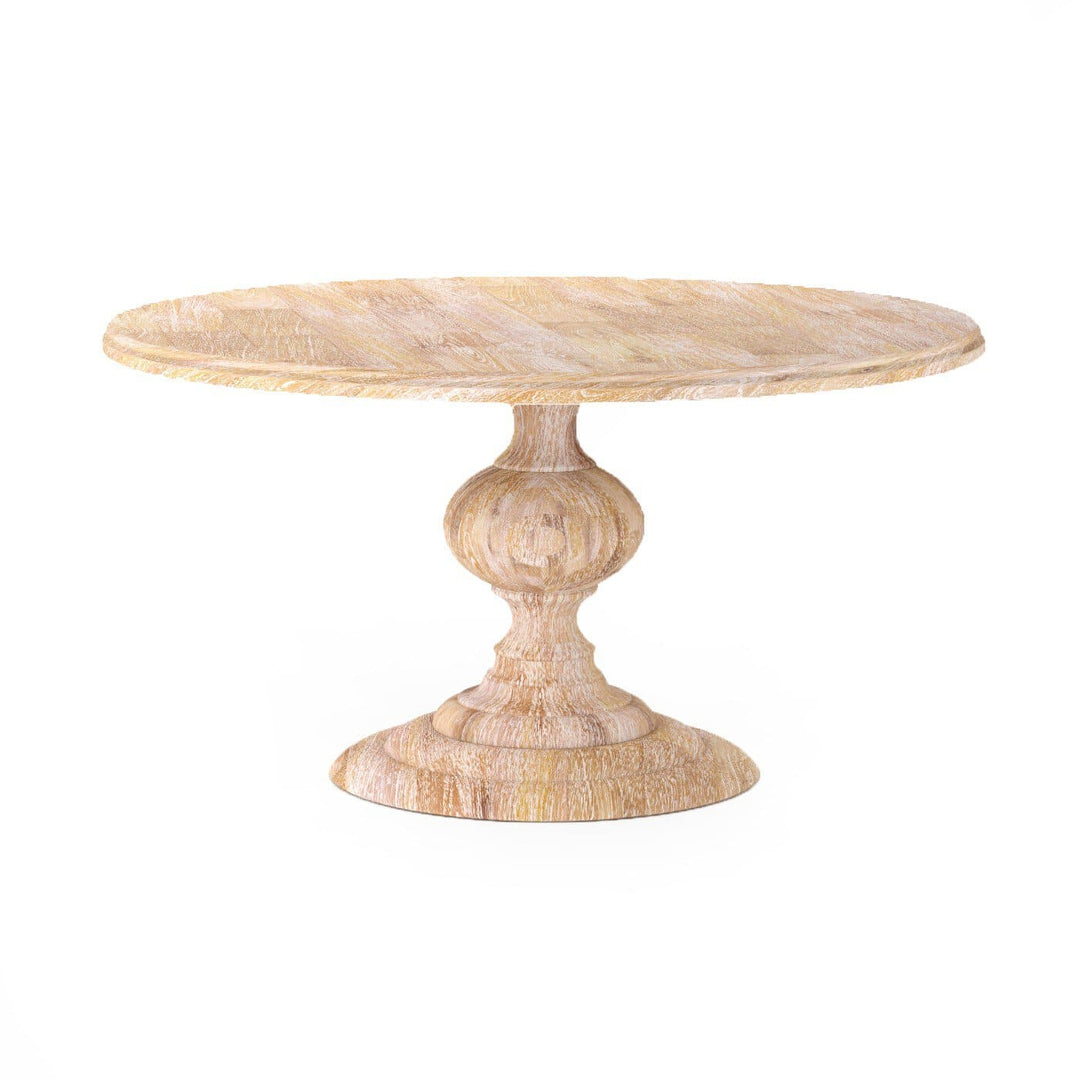 Aspen Round Dining Table - Whitewash