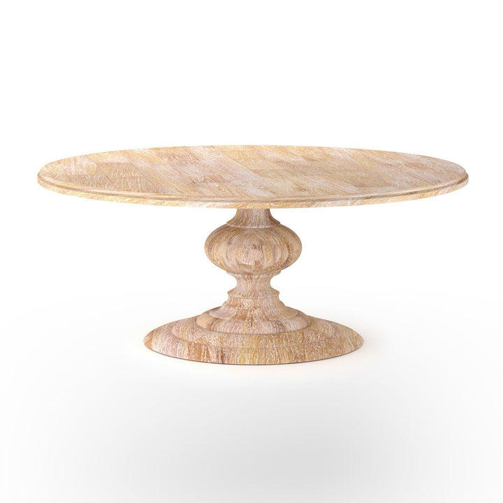 Aspen Round Dining Table - Whitewash