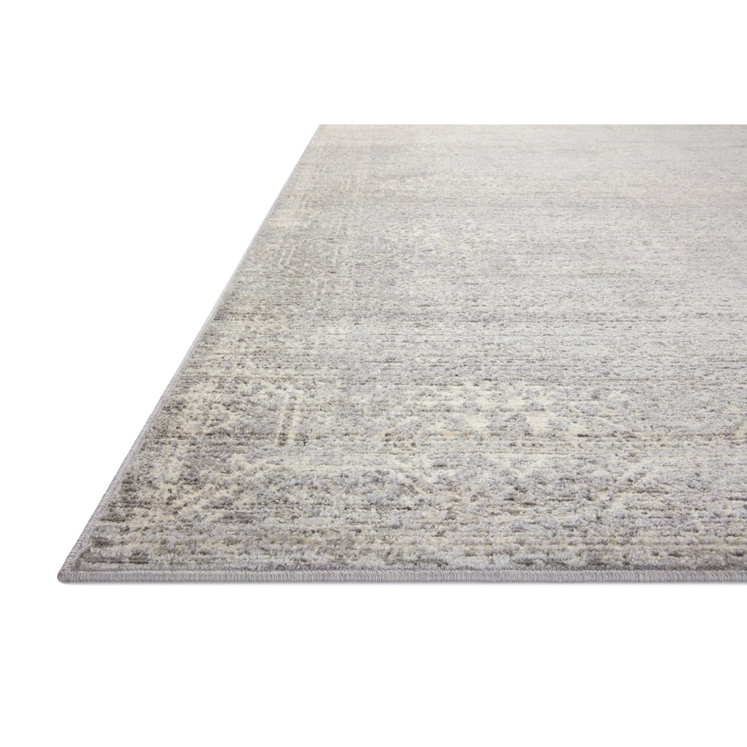 Loloi Indra Silver / Ivory 18" x 18" Sample Rug