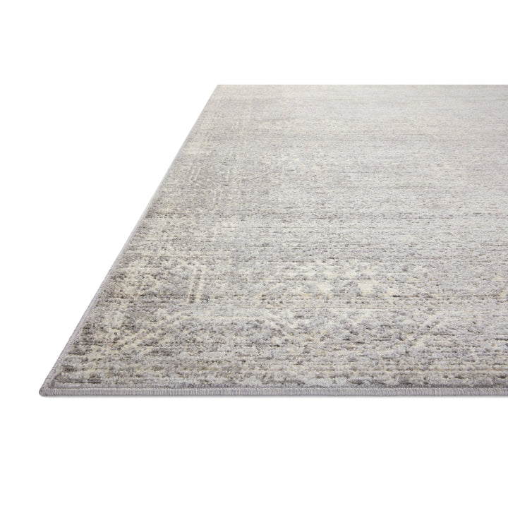 Loloi Indra Silver / Ivory 18" x 18" Sample Rug