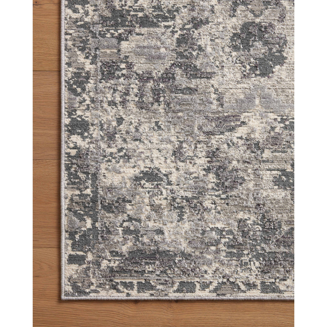 Loloi Indra Charcoal / Silver 2'-6" x 10'-0" Runner Rug