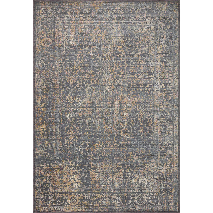 Loloi Indra Graphite / Sunset 2'-6" x 10'-0" Runner Rug