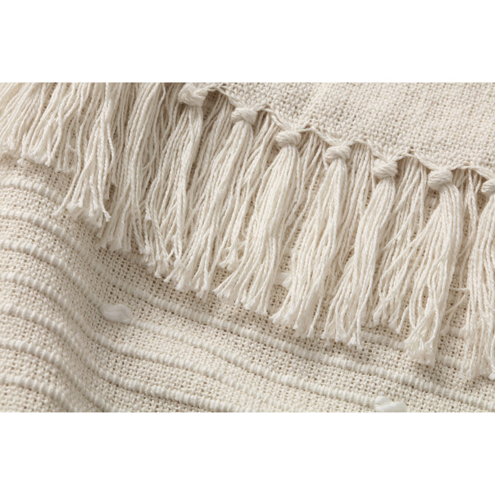 Magnolia Home by Joanna Gaines x Loloi TMH0004 White 4'-2" x 5' Throw