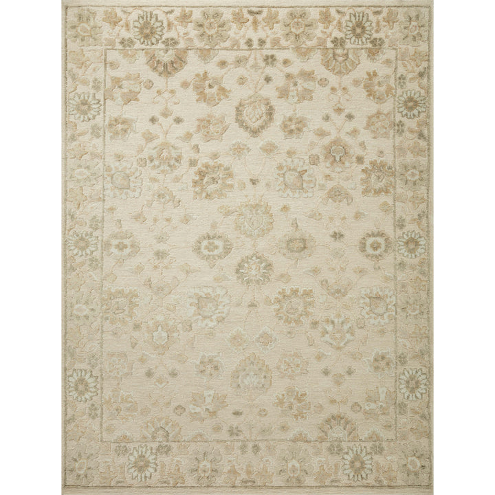 Magnolia Home by Joanna Gaines x Loloi Ingrid Natural / Sage 5'-6" x 8'-6" Area Rug