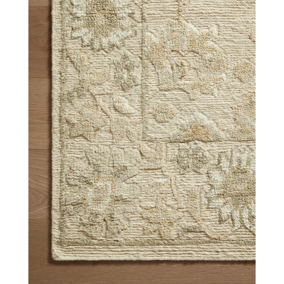 Magnolia Home by Joanna Gaines x Loloi Ingrid Natural / Sage 5'-6" x 8'-6" Area Rug