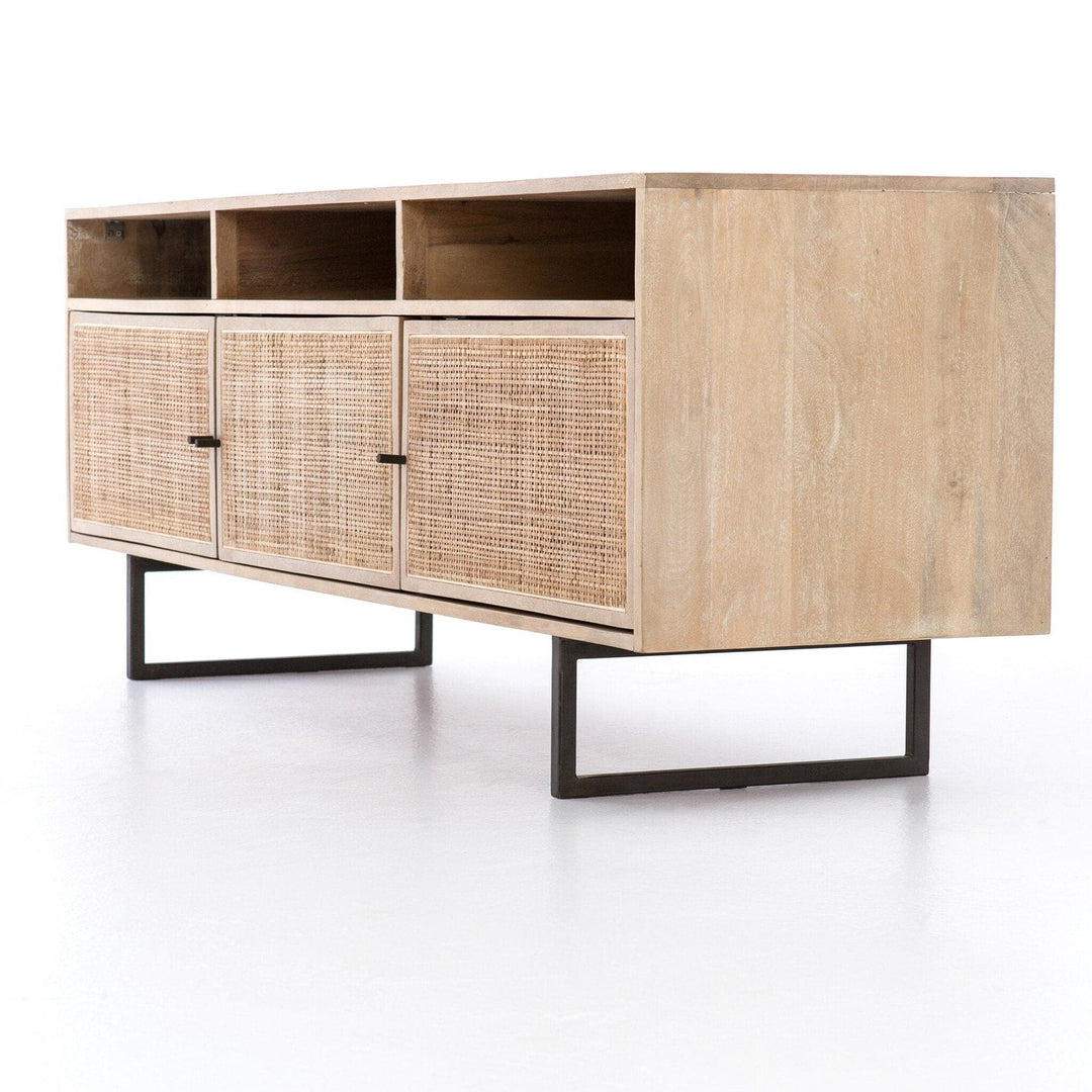 Loraine Media Console - Natural Mango