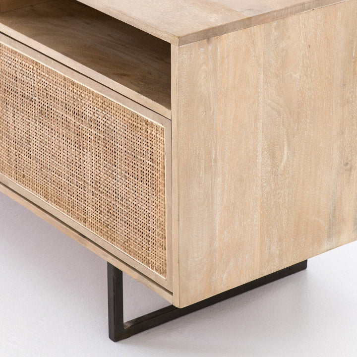 Loraine Media Console - Natural Mango