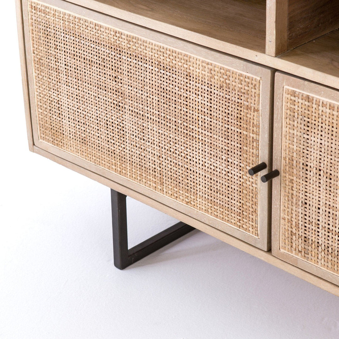 Loraine Media Console - Natural Mango