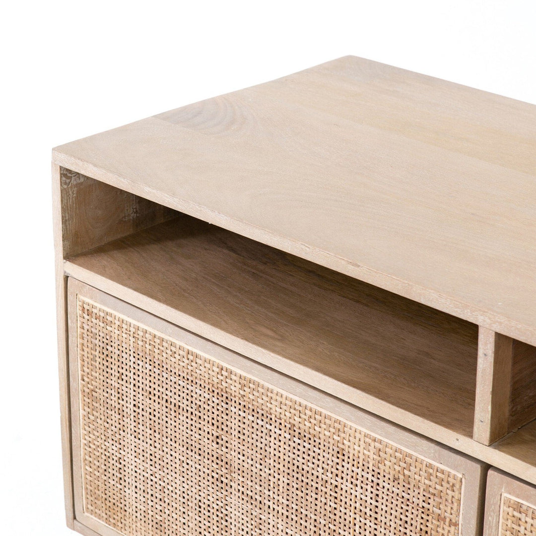 Loraine Media Console - Natural Mango