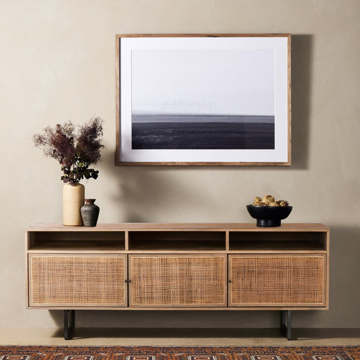 Loraine Media Console - Natural Mango