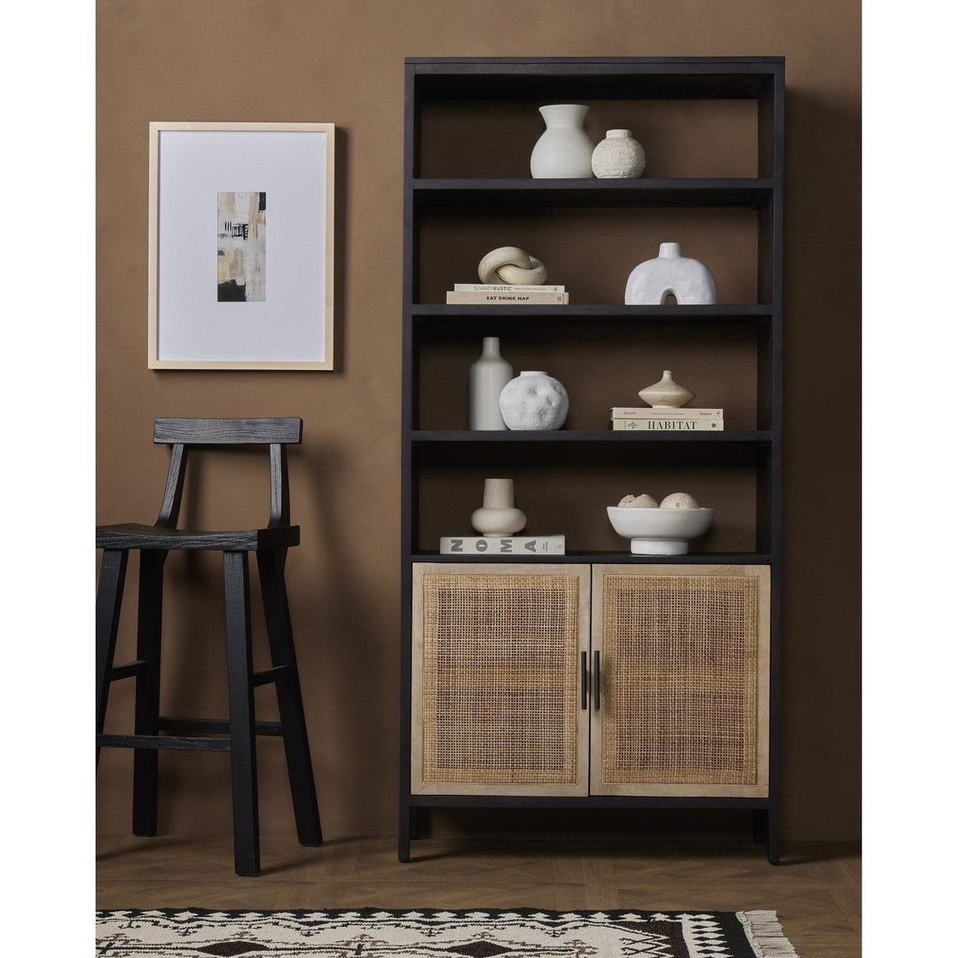 Heath Bookshelf - Washed Black