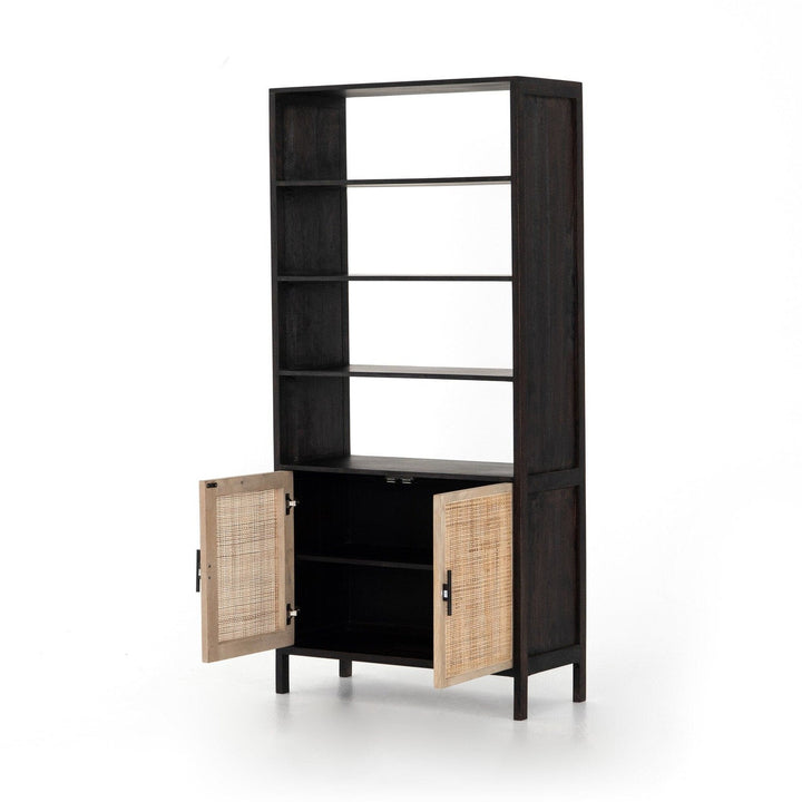 Heath Bookshelf - Washed Black