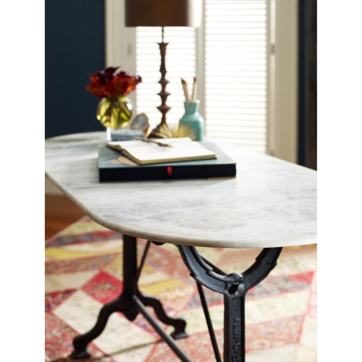 Briar Writing Table - Satin Black Midnight