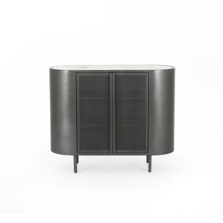 Darlington Small Cabinet - Gunmetal