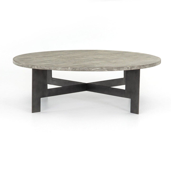 Arden Coffee Table With Iron - Charcoal