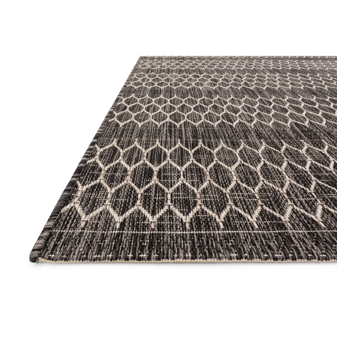 Loloi Isle Black / Grey 9'-2" x 12'-1" Area Rug