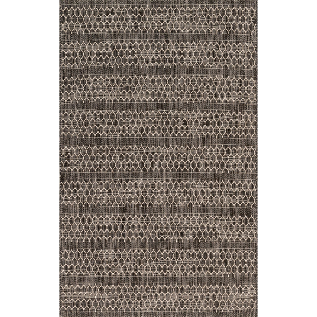 Loloi Isle Black / Grey 5'-3" x 7'-7" Area Rug