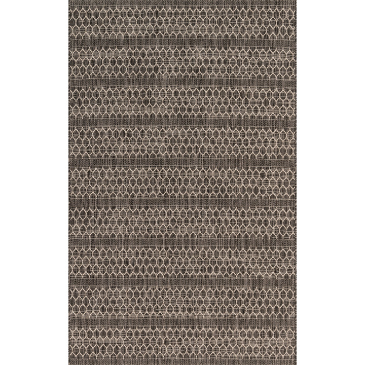 Loloi Isle Black / Grey 5'-3" x 7'-7" Area Rug