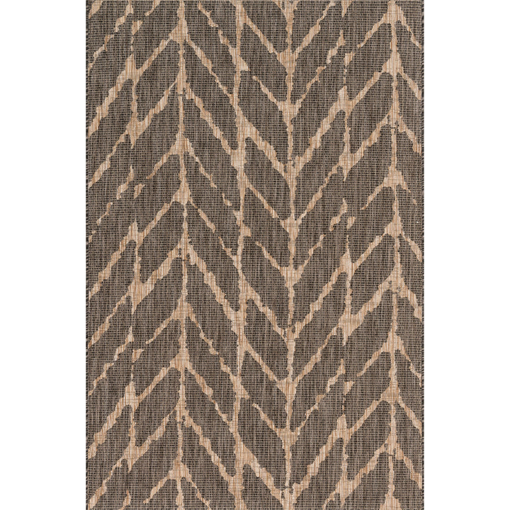 Loloi Isle Charcoal / Mocha 9'-2" x 12'-1" Area Rug