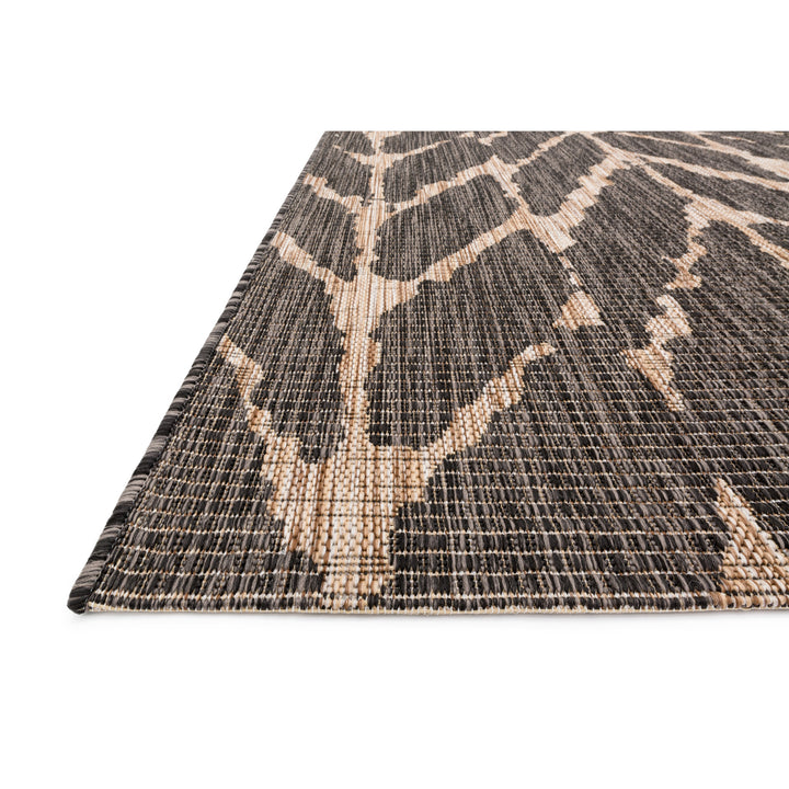 Loloi Isle Charcoal / Mocha 9'-2" x 12'-1" Area Rug