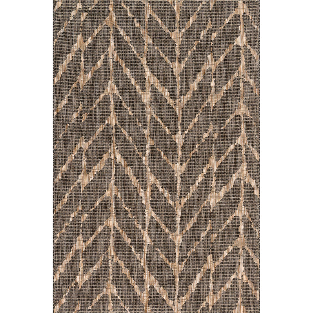 Loloi Isle Charcoal / Mocha 2'-2" x 3'-9" Accent Rug