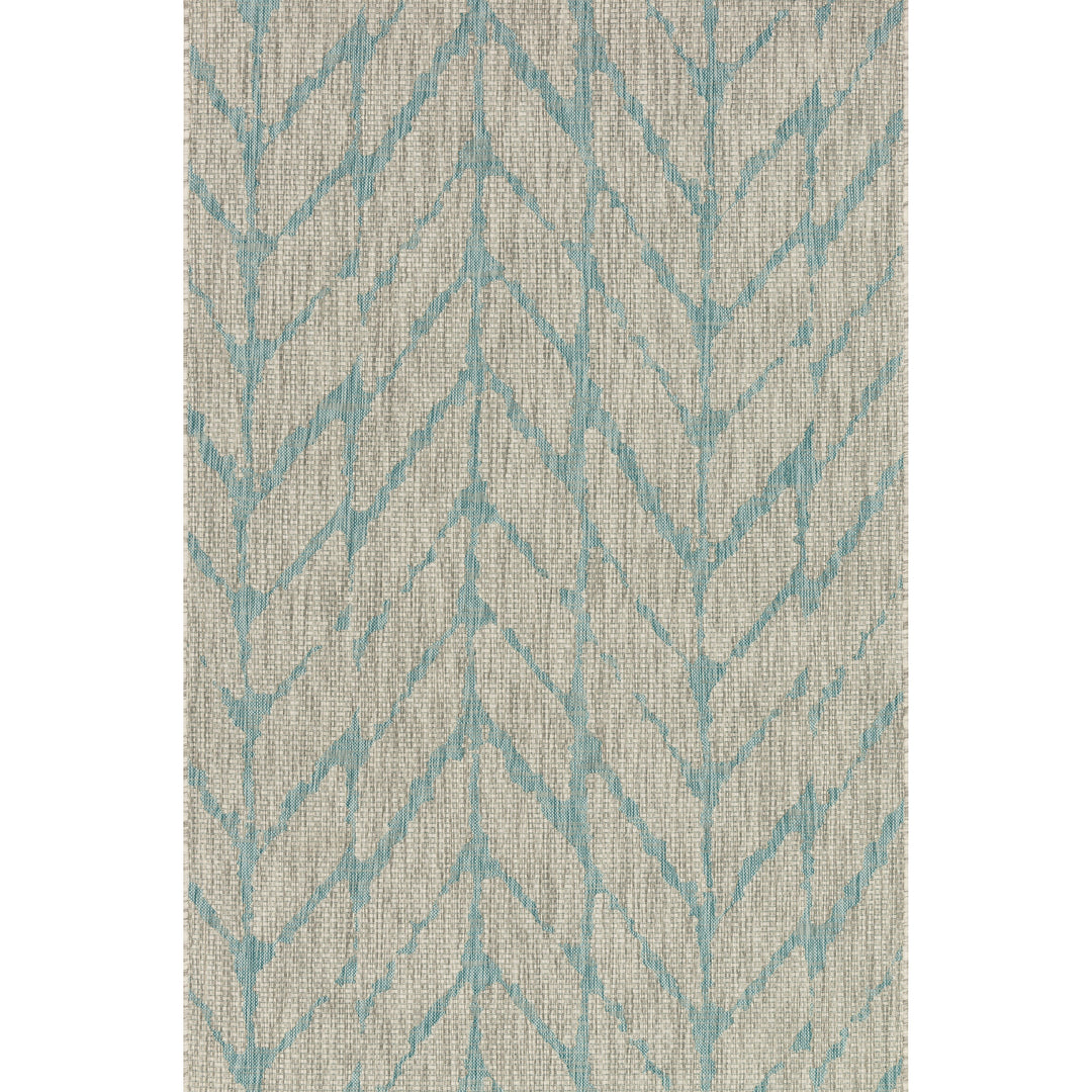 Loloi Isle Mist / Aqua 18" x 18" Sample Rug