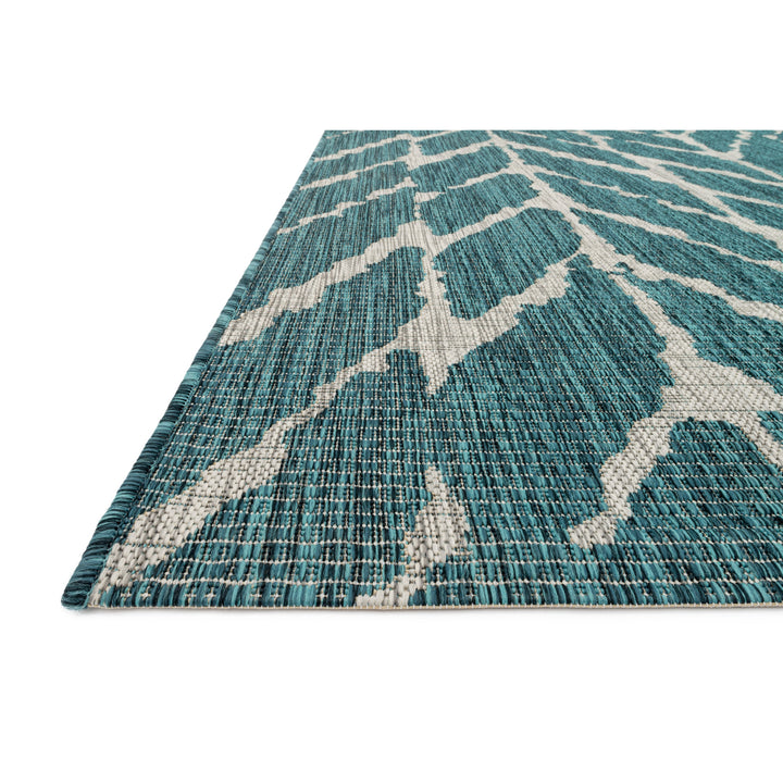 Loloi Isle Teal / Grey 7'-10" x 10'-9" Area Rug