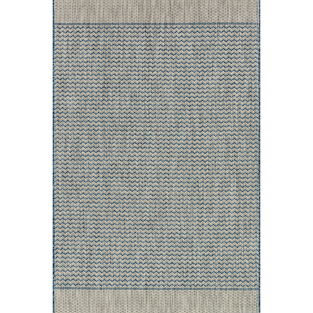 Loloi Isle Grey / Blue 5'-3" x 7'-7" Area Rug