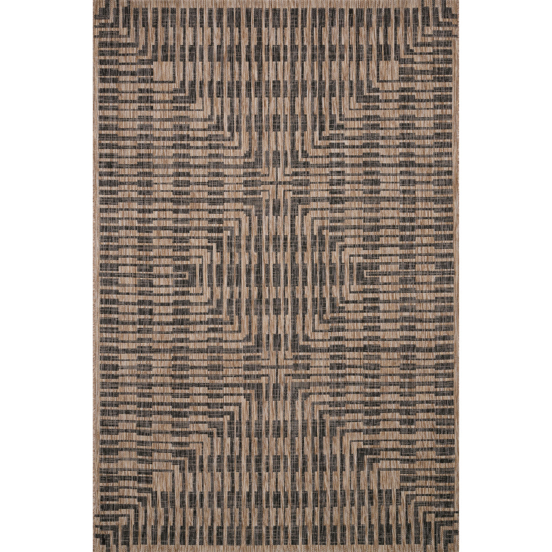 Loloi Isle Brown / Black 2'-2" x 3'-9" Accent Rug